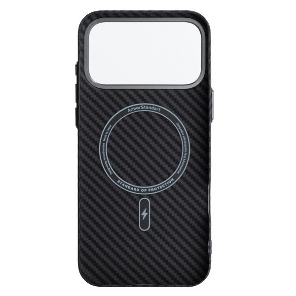 Купить Чехол ArmorStandart LikeCarbon2 MagCase для Apple iPhone 17 Pro Max Carbon Black (ARM86259) в Харькове. Цена, фото, заказ