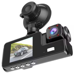 Автомобільний відеореєстратор Y81 HD DVR 1080p + задня камера 720p Black