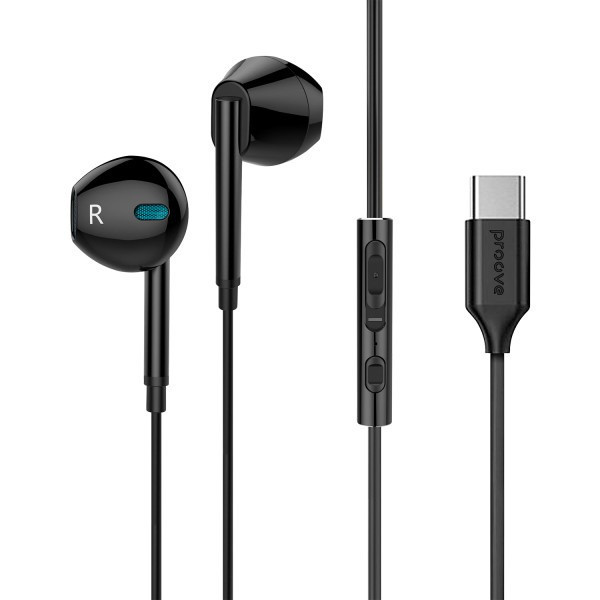 Наушники Proove Scape C3 Type-C Black (WESC00002001)