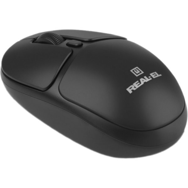 Мишка REAL-EL RM-335 Wireless Black (EL123200055)