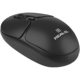 Мишка REAL-EL RM-335 Wireless Black (EL123200055)