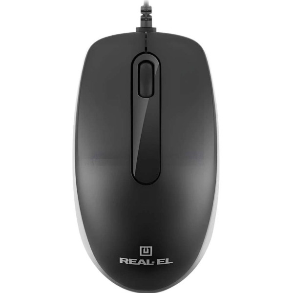 Мишка REAL-EL RM-215 USB Black (EL123200037)