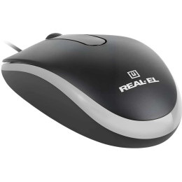 Мишка REAL-EL RM-215 USB Black (EL123200037)
