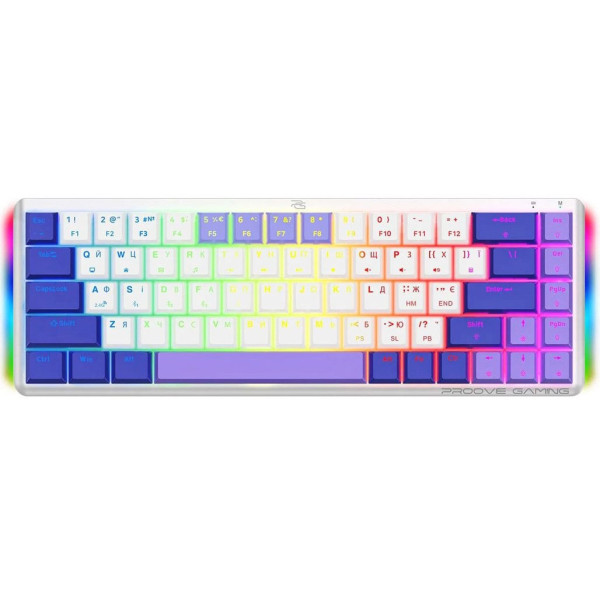 Клавіатура Бездротова Proove Gaming AFK (Ukraine Layout) White (WKAFK1022002)