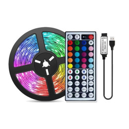 LED лента RGB Neon Rope 5m c пультом 5V