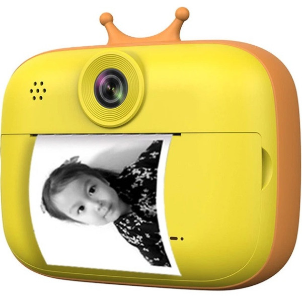 Дитяча фотокамера SnailSnap з моментальним друком Yellow