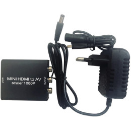 Контроллер Atcom HDMI-3RCA с блоком питания Black (15275)