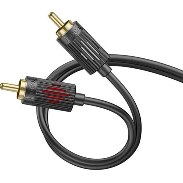 Кабель Hoco UPA29 2RCA to 2RCA 1m Black