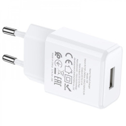МЗП Hoco N9 2.1A USB + cable Micro-USB 1m White 2