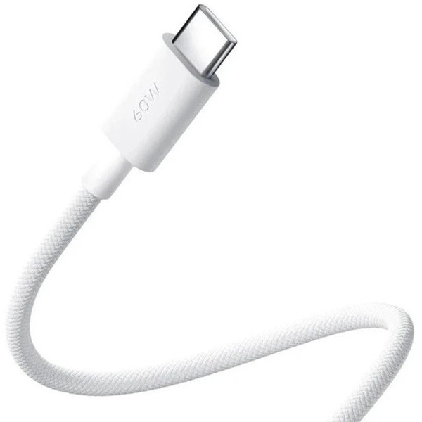 Кабель Xiaomi Braided Type-C to Type-C 3A 1m White (BHR0878GL)