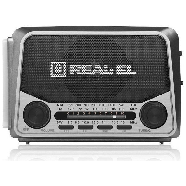 Радіоприймач REAL-EL X-525 Grey (EL121800004)