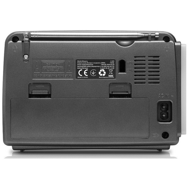 Радіоприймач REAL-EL X-525 Grey (EL121800004)