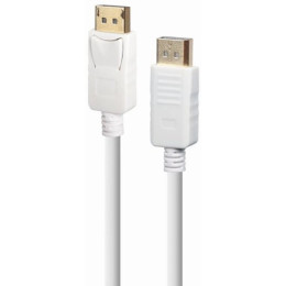 Кабель Cablexpert DisplayPort-DisplayPort (M/M) 1,8m Білий (CC-DP2-6-W)