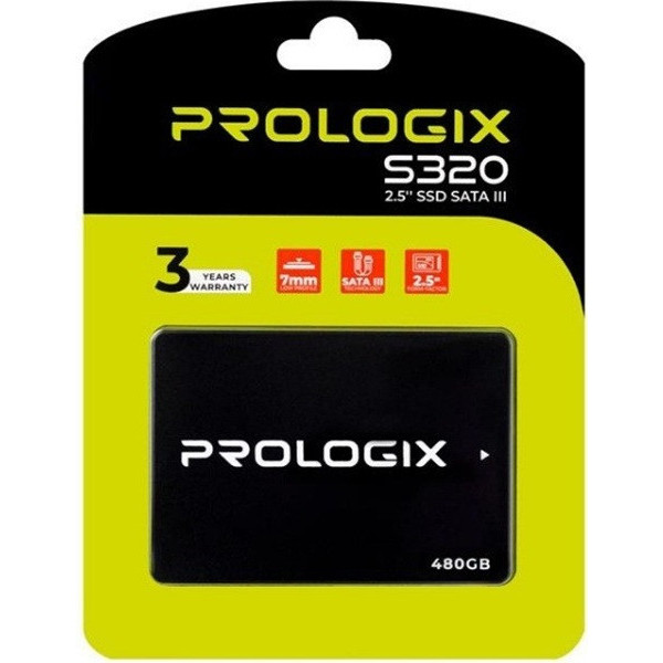 Накопитель SSD 480GB Prologix S320 2.5" SATAIII 3D TLC (PRO480GS320)