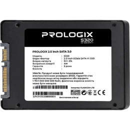 Накопитель SSD 960GB Prologix S320 2.5" SATAIII 3D TLC (PRO960GS320)