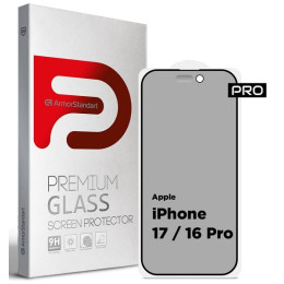 Захисне скло ArmorStandart Pro Anti-spy Matte для Apple iPhone 17 / 16 Pro (ARM86420)