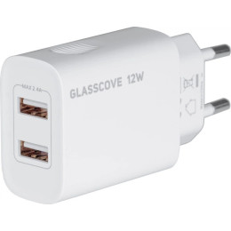МЗП Glasscove 12W 2USB White (TC-012A)