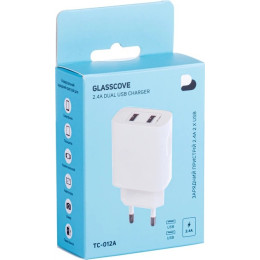 МЗП Glasscove 12W 2USB White (TC-012A)