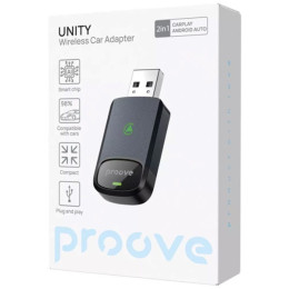 Бездротовий адаптер USB Proove Unity (CarPlay/Android Auto) Gray (WAPU00100003) 2