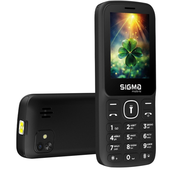 Телефон Sigma mobile X-Style 242 Lucky Black