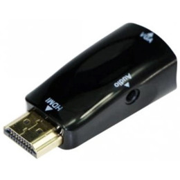 Кабель Cablexpert HDMI-VGA V 1.4 (M/F) чорний (A-HDMI-VGA-02)