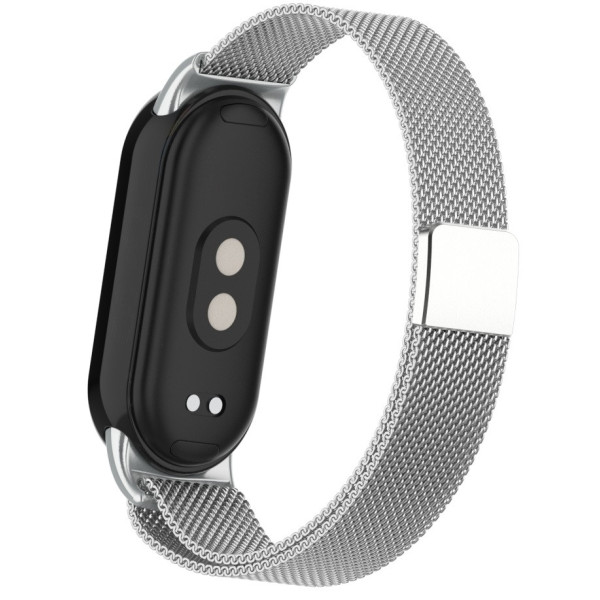 Ремешок ArmorStandart Milanese Magnetic для Xiaomi Smart Band 10/9/8 Silver (ARM86892)