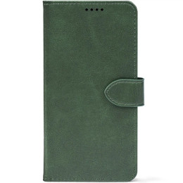Чохол-книжка Crazy Horse Clasic для Xiaomi Redmi 15 4G Dark Green (Front) 2