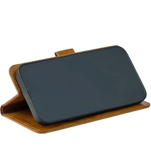 Чехол-книжка Crazy Horse Clasic для Xiaomi Redmi 15 4G Camel (Front)