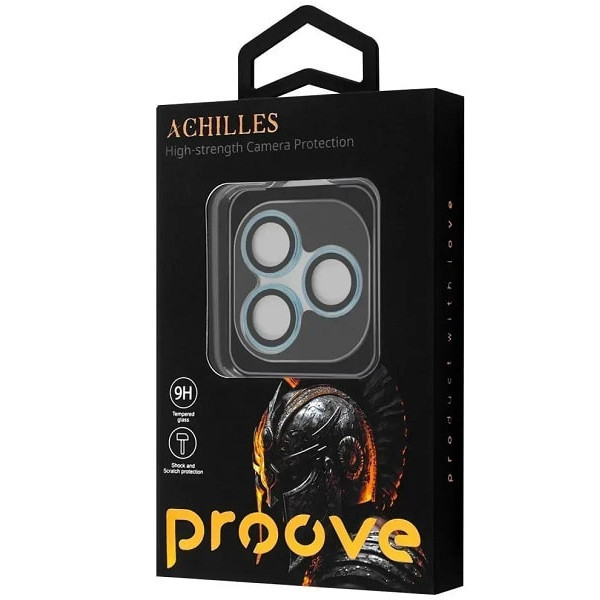 Защитное стекло для камери Proove Achilles для iPhone 17 Pro/17 Pro Max Black (CPPAIP17PM01)