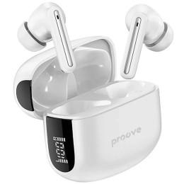 Bluetooth-гарнітура Proove Tempo TWS with ANC (APP) White (TWTM0001AP02)