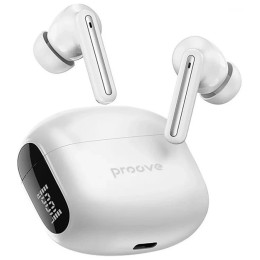 Bluetooth-гарнітура Proove Tempo TWS with ANC (APP) White (TWTM0001AP02)