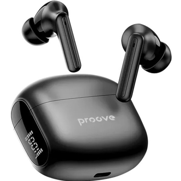 Bluetooth-гарнитура Proove Tempo TWS with ANC (APP) Black (TWTM0001AP01)
