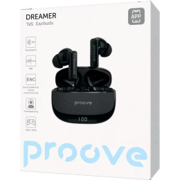 Bluetooth-гарнітура Proove Dreamer TWS with ANC (APP) Black (TWDM0001AP01)