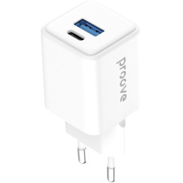 МЗП Proove Pocket GaN 30W (Type-C + USB) White (WCPG30110002)