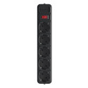 Фільтр живлення Gembird Power Cube 5 розеток 1.8м (SPG5-X-6B) для ДБЖ чорний