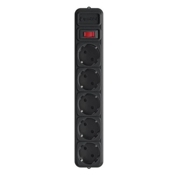 Фільтр живлення Gembird Power Cube 5 розеток 1.8м (SPG5-X-6B) для ДБЖ чорний
