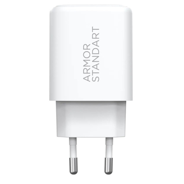 МЗП ArmorStandart Poweraze 25W GaN Type-C + USB-A White (ARM87067)