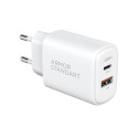 МЗП ArmorStandart Poweraze 25W GaN Type-C + USB-A White (ARM87067)