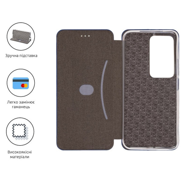 Чехол-книжка ArmorStandart G-Case для Xiaomi Redmi 15 4G Dark Blue (ARM87089)