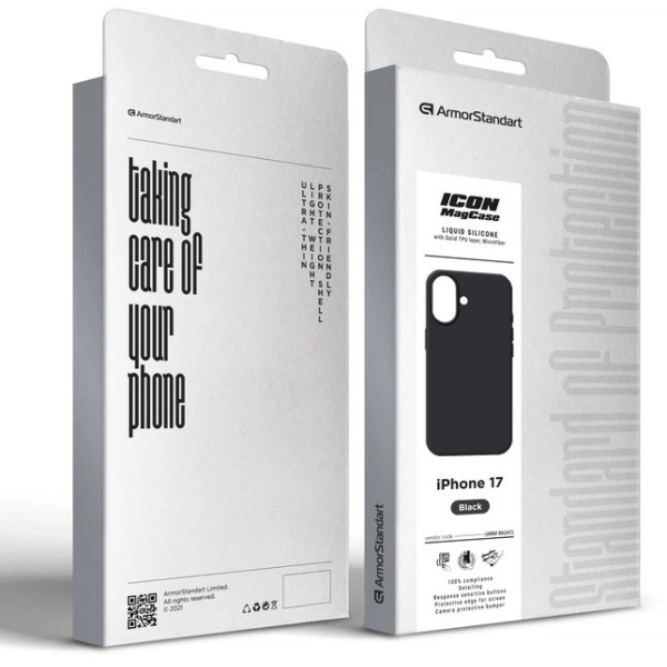 Чохол ArmorStandart ICON2 MagCase для Apple iPhone 17 Black (ARM86247)