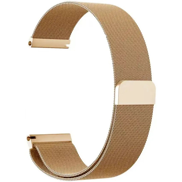 Ремешок Milanese Loop 20 mm Универсальный Gold