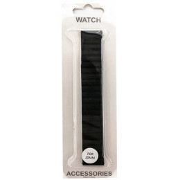 Ремешок Leather Link 20 mm Универсальный Black 2