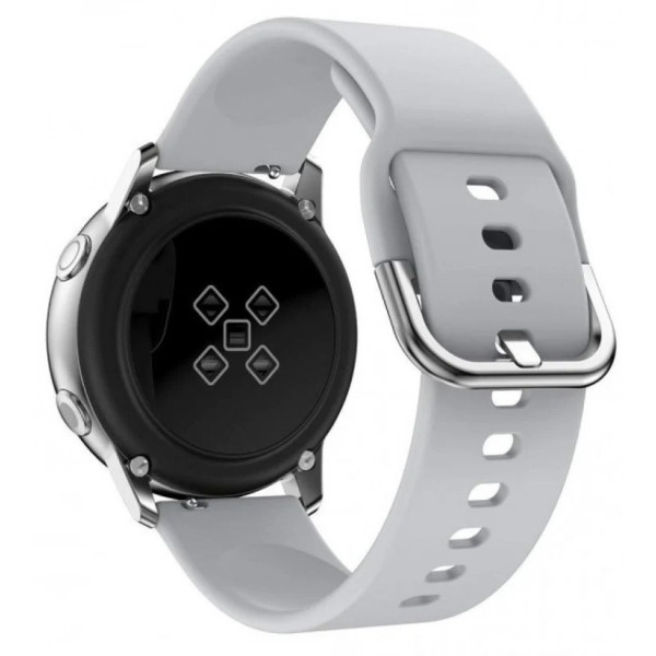 Ремешок Silicon Active 20 mm Универсальный Silver