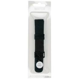 Ремінець Silicon Original 20 mm Універсальний Black 2