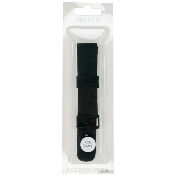 Ремешок Silicon Original 20 mm Универсальный Black