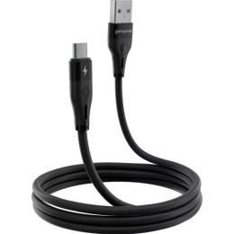 Кабель Proove Soft Silicone USB to Micro 2.4A 1m Black (CCSO20001301)