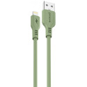 Кабель Proove Flat Out USB to Lightning 2.4A 1m Green (CCRE12001111)