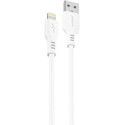 Кабель Proove Flat Out USB to Lightning 2.4A 1m White (CCRE12001102)