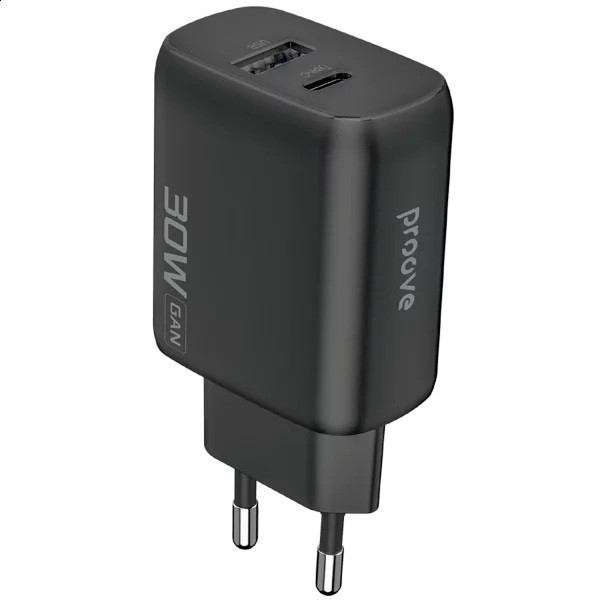 МЗП Proove Silicone Power 2 30W (Type-C + USB) Black (WCSP23110001)