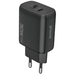 СЗУ Proove Silicone Power 2 30W (Type-C + USB) Black (WCSP23110001)